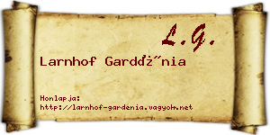 Larnhof Gardénia névjegykártya